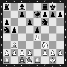 1957 Wenen etc – Round 5 – Alster, Ladislav – 1/2-1/2 – Ivkov, Borislav – G33