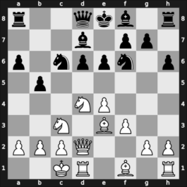 1957 World Championship 21th – Round 4 – Smyslov, Vladimir – 0-1 – Botvinnik, Mikhail – G4