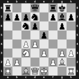 1957 World Championship 21th – Round 5 – Botvinnik, Mikhail – 1-0 – Smyslov, Vladimir – G5