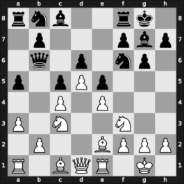 1957 Zonal (Men) Wageningen NED – Round 9 – Trifunovic, Petar – 1-0 – Orbaan, Constant – G9
