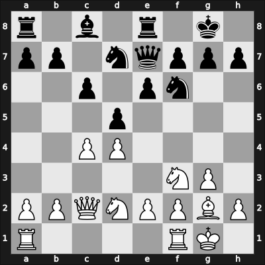 1958 Argentina – Round 7 – Garcia Rodriguez, Raimundo – 1/2-1/2 – Luckis, Marcos – G54
