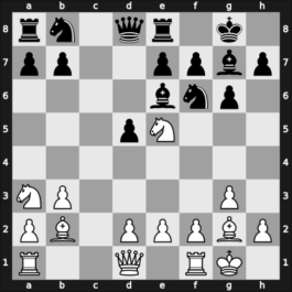 1958 Argentina – Round 17 – Garcia Rodriguez, Raimundo – 1/2-1/2 – Sanguinetti, Raul – G130