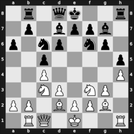 1958 Asztalos Memorial – Round 9 – Forintos, Gyozo V – 0-1 – Malich, Burkhard, Dr. – G27