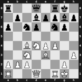 1958 Asztalos Memorial 1st – Round 7 – Sokolov, Vladimir – 0-1 – Troianescu, Octav – G15