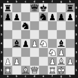 1958 Buenos Aires CA – Round 10 – Cruz, Raul C. – 1/2-1/2 – Esposito, Alfredo – G25