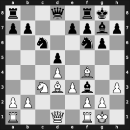 1958 Buenos Aires V – Round 7 – Bolbochan, J. – 1/2-1/2 – Estrada, Walter – G30