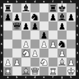 1958 Buenos Aires V – Round 8 – Marini, Luis – 1/2-1/2 – Abraham Rubin, Lior – G33