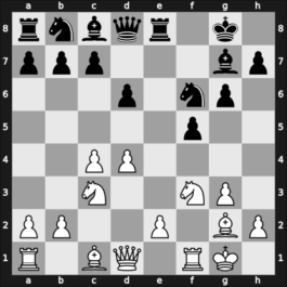 1958 Clare Benedict Cup 05th – Round 2 – Darga, Klaus – 1/2-1/2 – Bouwmeester, Hans – G9