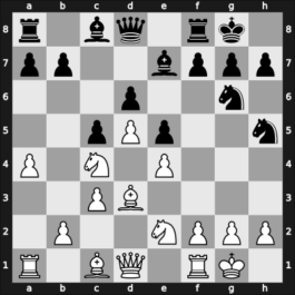 1958 Clare Benedict Cup 05th – Round 4 – Van Scheltinga, Theo – 1/2-1/2 – Stoeckl, Ernst – G25