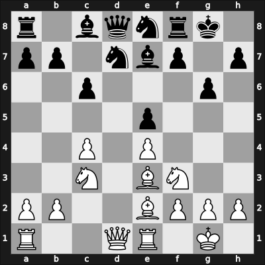 1958 Corr – Round 1 – Koblencs, Alexander – 1/2-1/2 – Zhdanov, Aleksander – G4