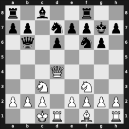 1958 Danmarksmesterskabet – Round 1 – Haahr, Thorkild – 1/2-1/2 – Lauridsen, Evald – G3