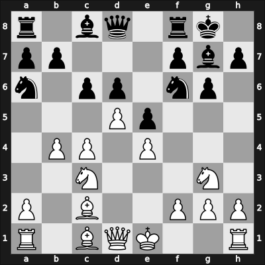 1958 Danmarksmesterskabet – Round 6 – Gemzoe, Jacob Erhard – 0-1 – Poulsen, Christian – G21