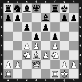 1958 Danmarksmesterskabet – Round 7 – Lauridsen, Evald – 0-1 – Pedersen, Eigil – G25