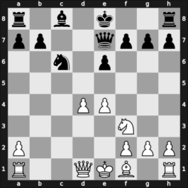 1958 GBR Ch 45th – Round 2.11 – Dean, James – 1/2-1/2 – Sergeant, Edward – G8