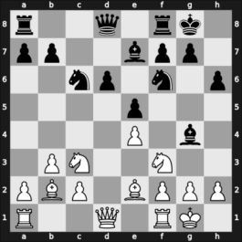 1958 GBR Ch 45th – Round 11.1 – Cafferty, Bernard – 1/2-1/2 – Barden, Leonard – G74