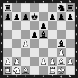 1958 GDR Ch Schkopau GER – Round 2 – Uhlmann, Wolfgang – 1-0 – Kahn, Manfred – G8
