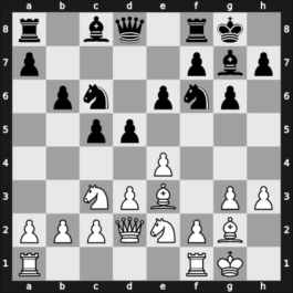 1958 GDR Ch Schkopau GER – Round 2 – Franz, Joachim – 1/2-1/2 – Zinn, Lothar – G10