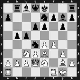 1958 GDR Ch Schkopau GER – Round 2 – Handel, Horst – 1/2-1/2 – Raetsch, Heinz – G11