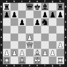 1958 GDR Ch Schkopau GER – Round 2 – Pietzsch, Wolfgang – 1/2-1/2 – Starck, Bodo – G12