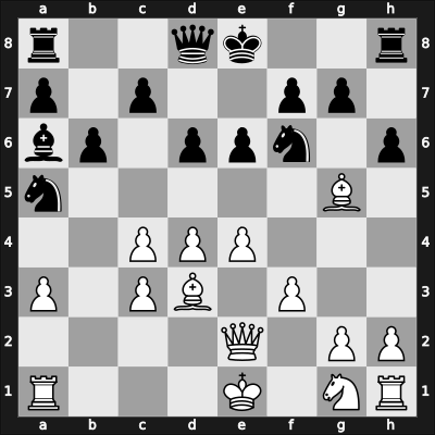 1958 GDR Ch Schkopau GER – Round 3 – Starck, Bodo – 0-1 – Handel, Horst – G14