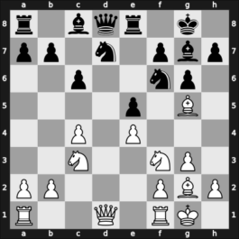 1958 GDR Ch Schkopau GER – Round 4 – Breustedt, Werner – 0-1 – Uhlmann, Wolfgang – G22