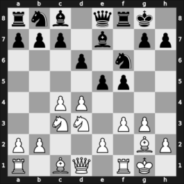 1958 GDR Ch Schkopau GER – Round 4 – Pietzsch, Wolfgang – 1/2-1/2 – Kahn, Manfred – G25