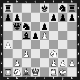 1958 GDR Ch Schkopau GER – Round 6 – Pietzsch, Wolfgang – 1-0 – Uhlmann, Wolfgang – G37