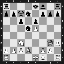 1958 GDR Ch Schkopau GER – Round 6 – Brandenburg, J – 1/2-1/2 – Starck, Bodo – G38
