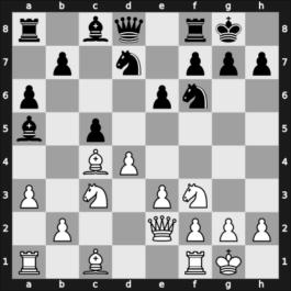 1958 GDR Ch Schkopau GER – Round 7 – Uhlmann, Wolfgang – 1-0 – Handel, Horst – G41