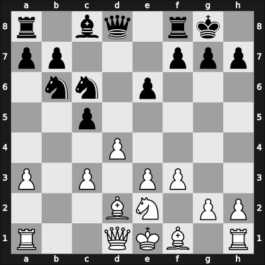 1958 GDR Ch Schkopau GER – Round 8 – Golz, Werner – 0-1 – Dorawa, Bernhard – G46