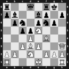 1958 GDR Ch Schkopau GER – Round 8 – Breustedt, Werner – 1/2-1/2 – Pietzsch, Wolfgang – G47