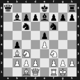 1958 GDR Ch Schkopau GER – Round 10 – Franz, Joachim – 1/2-1/2 – Pietzsch, Wolfgang – G60