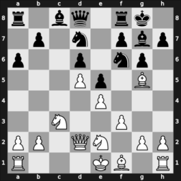 1958 GDR Ch Schkopau GER – Round 13 – Zirngibl, Albert – 1-0 – Breustedt, Werner – G77