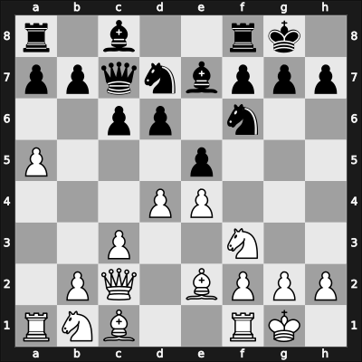 1958 GDR Ch Schkopau GER – Round 13 – Handel, Horst – 0-1 – Brandenburg, J – G80