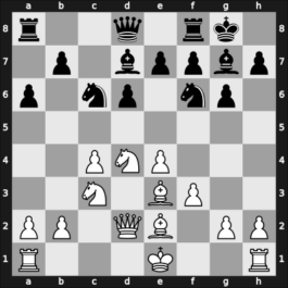 1958 GDR Ch Schkopau GER – Round 14 – Breustedt, Werner – 1/2-1/2 – Golz, Werner – G82