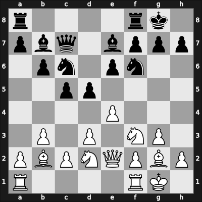 1958 GDR Ch Schkopau GER – Round 14 – Starck, Bodo – 0-1 – Dorawa, Bernhard – G88