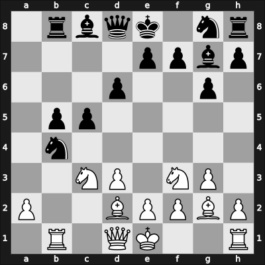 1958 HUN Ch 13th – Round 1 – Forintos, Gyozo V – 0-1 – Barcza, Gedeon – G9