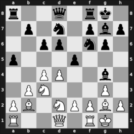 1958 HUN Ch 13th – Round 2 – Barcza, Gedeon – 1-0 – Laszlo, Deli – G18