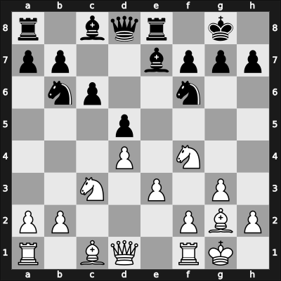 1958 HUN Ch 13th – Round 3 – Forintos, Gyozo V – 1/2-1/2 – Lengyel, Levente – G20