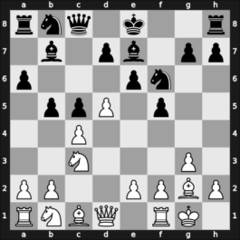 1958 HUN Ch 13th – Round 4 – Barcza, Gedeon – 1-0 – Borloy, Karoly – G28