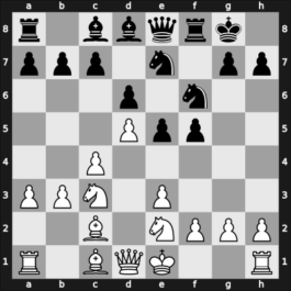 1958 HUN Ch 13th – Round 7 – Koberl, Ferenc – 0-1 – Barcza, Gedeon – G54