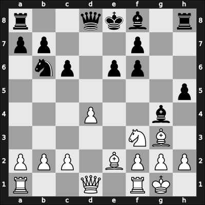 1958 HUN Ch 13th – Round 7 – Varnusz, Egon – 1-0 – Bilek, Istvan – G61
