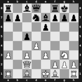 1958 HUN Ch 13th – Round 10 – Lengyel, Levente – 1/2-1/2 – Barcza, Gedeon – G83