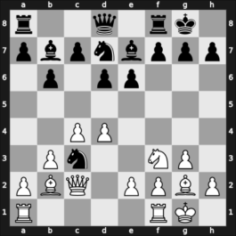 1958 HUN Ch 13th – Round 10 – Bilek, Istvan – 0-1 – Laszlo, Deli – G88