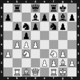 1958 HUN Ch 13th – Round 12 – Portisch, Lajos – 1-0 – Koberl, Ferenc – G99