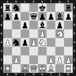 1958 HUN Ch 13th – Round 12 – Kluger, Gyula – 1/2-1/2 – Szilagyi, Gyorgy Laszlo – G101