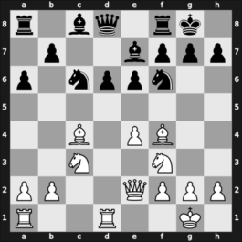 1958 HUN Ch 13th – Round 12 – Ozsvath, Andras – 1-0 – Gasztonyi, Endre – G104