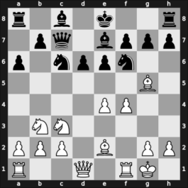 1958 HUN Ch 13th – Round 12 – Honfi, Karoly – 1/2-1/2 – Barcza, Gedeon – G105
