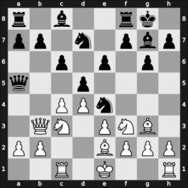 1958 HUN Ch 13th – Round 13 – Gasztonyi, Endre – 1-0 – Honfi, Karoly – G112