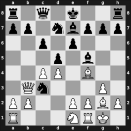 1958 HUN Ch 13th – Round 13 – Barcza, Gedeon – 0-1 – Portisch, Lajos – G115